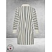 Plus Basics Blazer Midi Jacket Breton Stripe